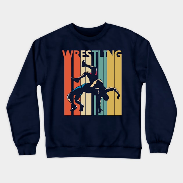 Vintage Wrestling Gift Crewneck Sweatshirt by GWENT